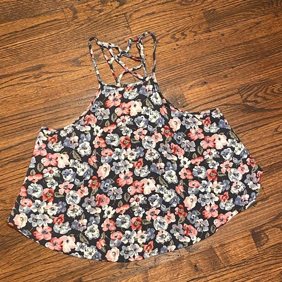 Flowy Floral Tank Top - Picture 1 of 4